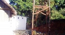 Construction of the free health clinic in Nosy Iranja