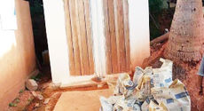 Additional sanitation blocks are ready for the villagers